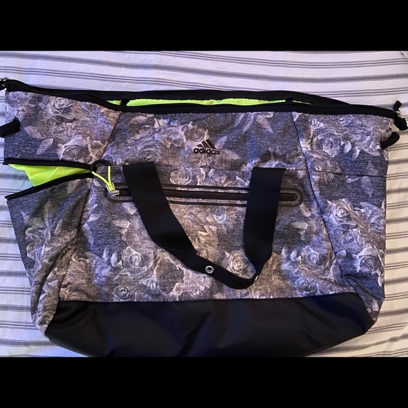 adidas Handbags - Adidas Floral and Neon Gym / Travel Bag